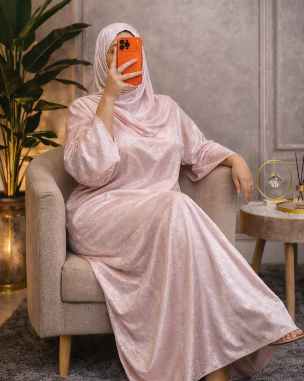 عباية رمضانية بالفولار – تصميم محتشم وراقي ---