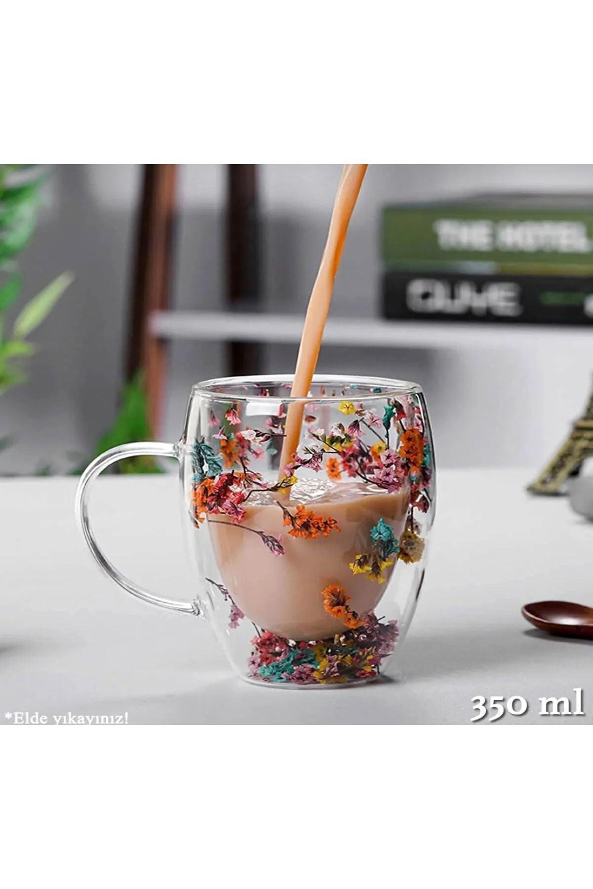 4 FleurGlass™ - L'élégance naturelle dans une tasse