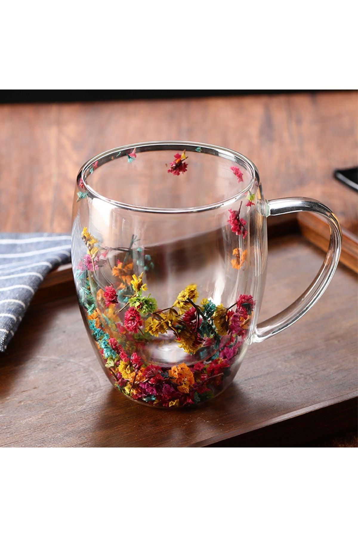 4 FleurGlass™ - L'élégance naturelle dans une tasse