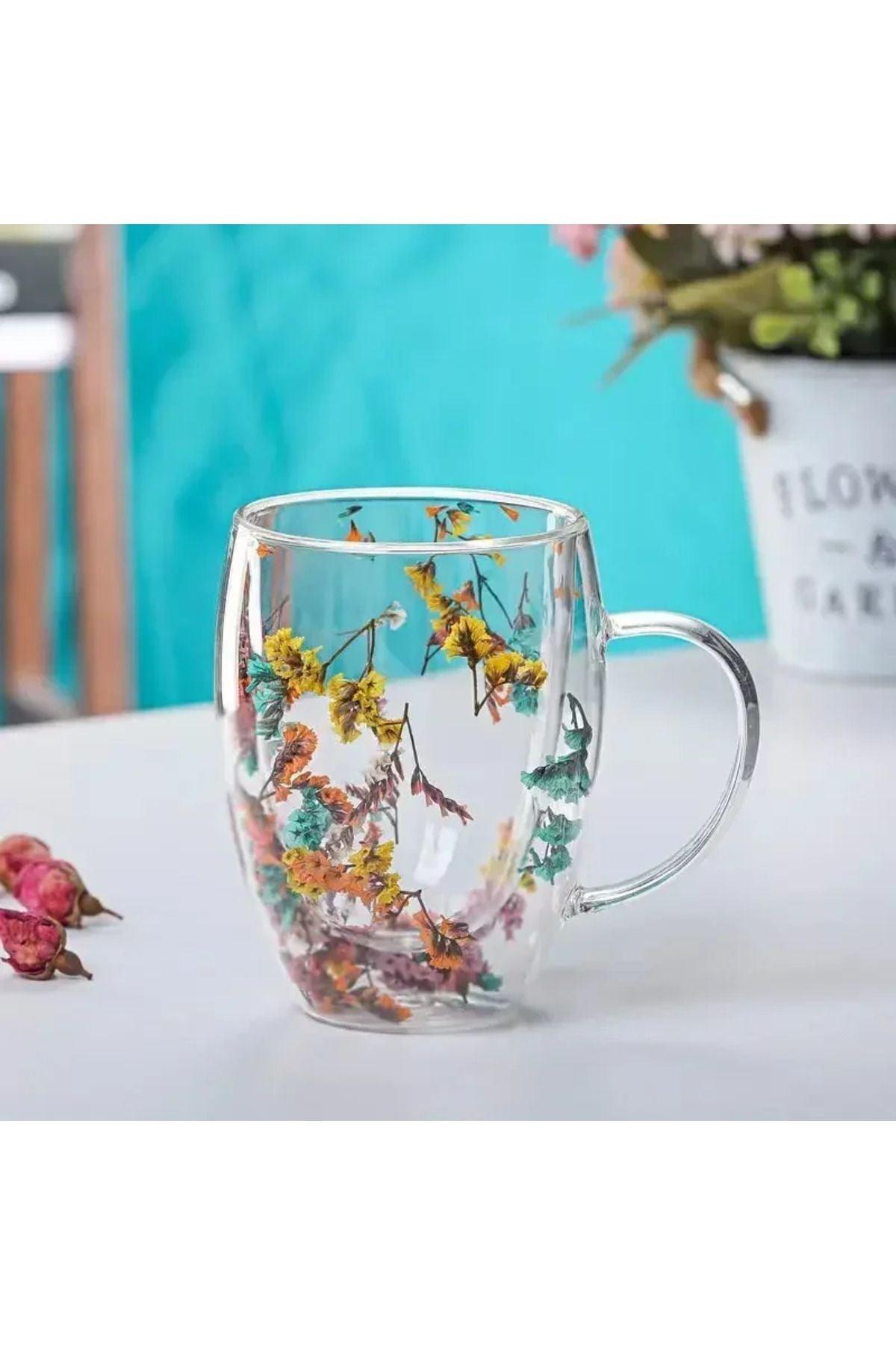 4 FleurGlass™ - L'élégance naturelle dans une tasse
