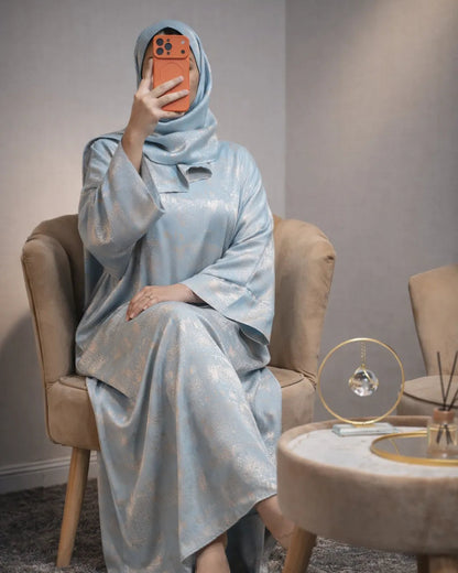 عباية رمضانية بالفولار – تصميم محتشم وراقي R