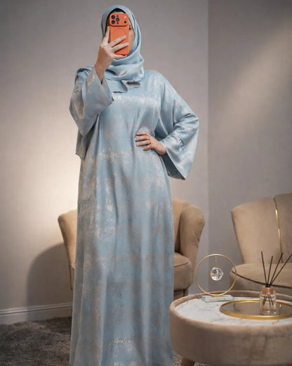 عباية رمضانية بالفولار – تصميم محتشم وراقي R