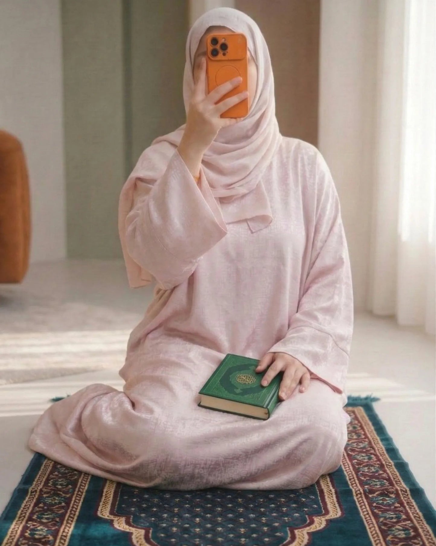 عباية رمضانية بالفولار – تصميم محتشم وراقي ---