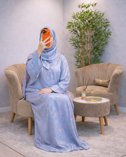 عباية رمضانية بالفولار – تصميم محتشم وراقي